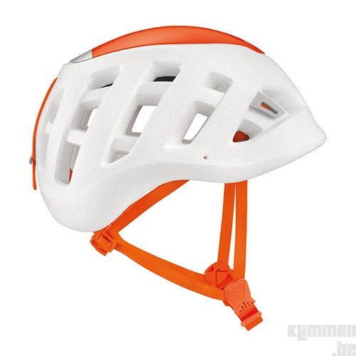 Sirocco - blanc/orange, casque ultra léger escalade